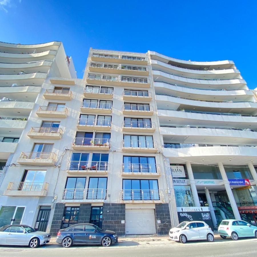 F2 - Lovely Two Bedrooms Flat Sea View, St Julians St. Julian's Exterior foto